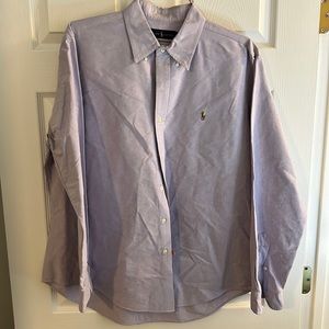 Light purple polo button down - XL